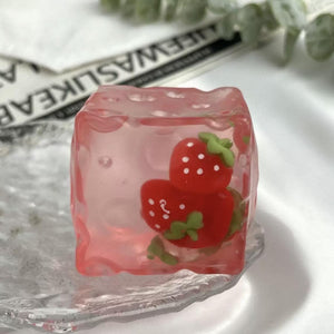 Vaseline Fruit Cube Squishy — view 1